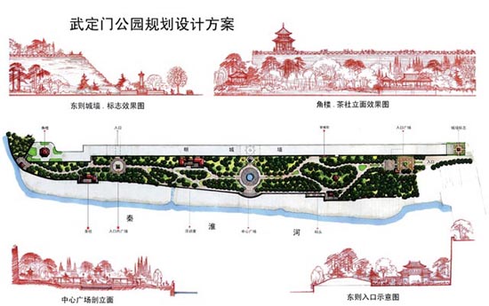 经典园林景观规划设计平面图_装修图库