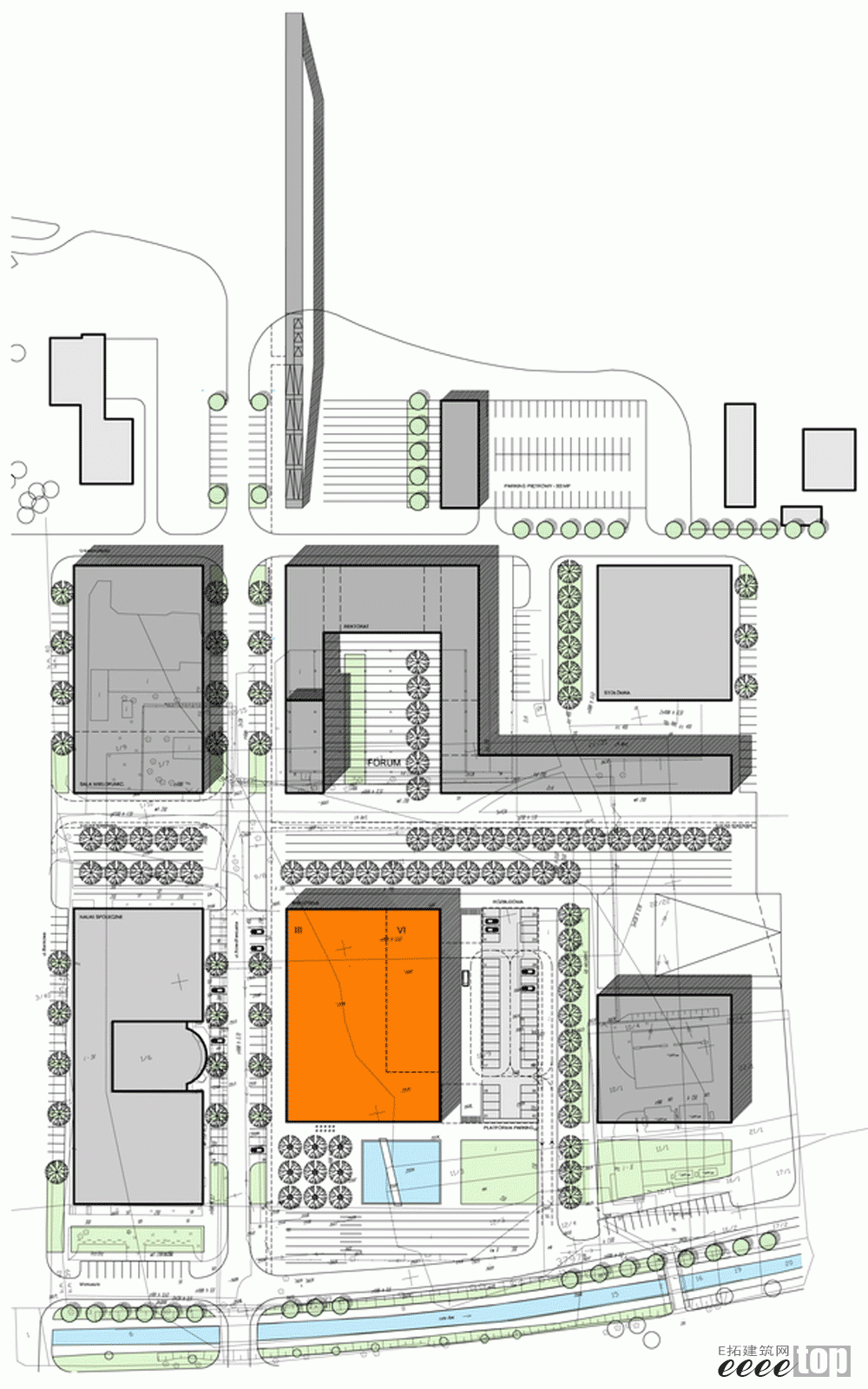 dezeen_Katowice-Scientific-Information-Centre-and-Academic-Library-by-HS99_Site plan.gif