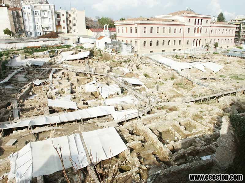 The archaeological site over which the new museum is built.jpg