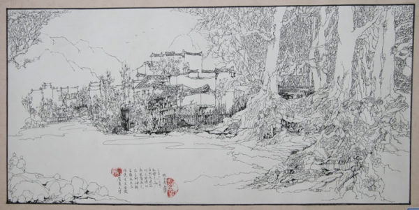 中国手绘建筑画大赛-2