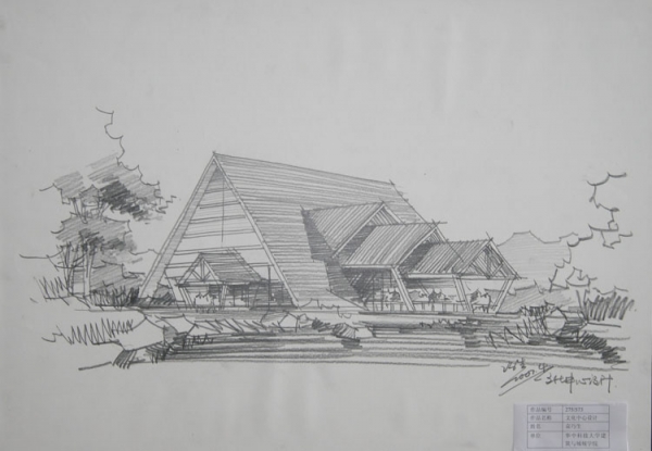 中国手绘建筑画大赛-12