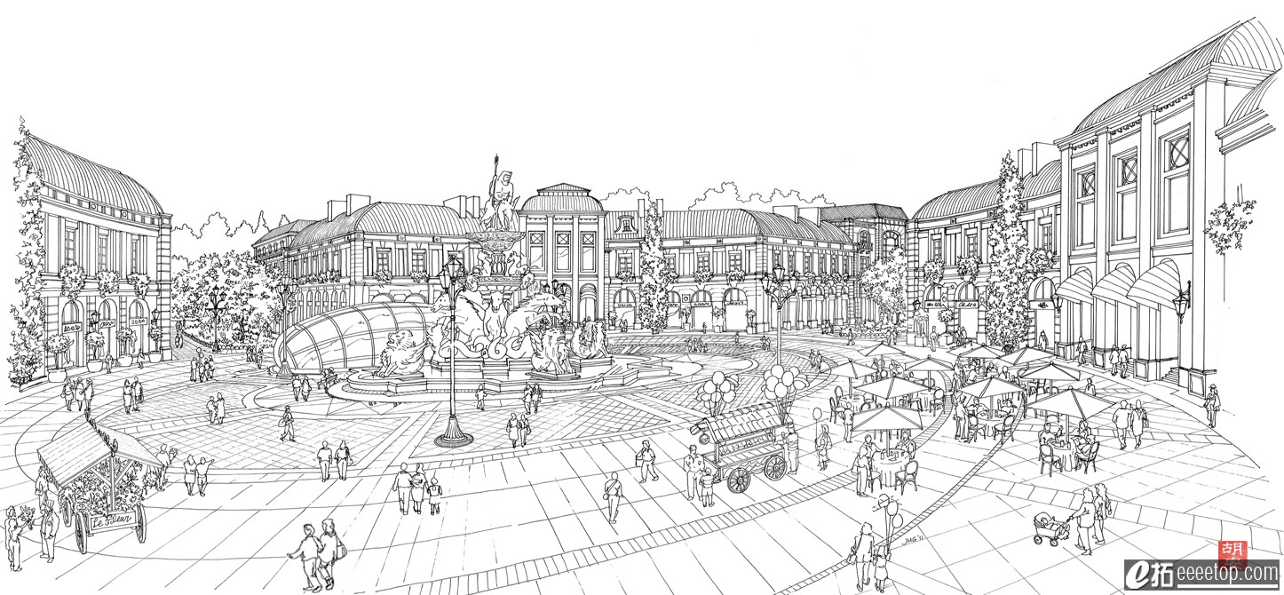 central_plaza_sketch_by_manu05-d3j3agv.jpg