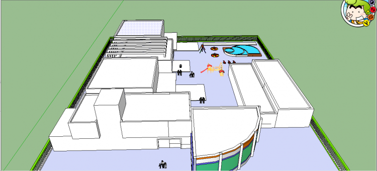 发一个正在做的幼儿园设计，这是一个改了又改的草模-7