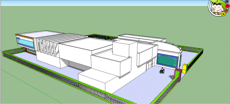 发一个正在做的幼儿园设计，这是一个改了又改的草模-5