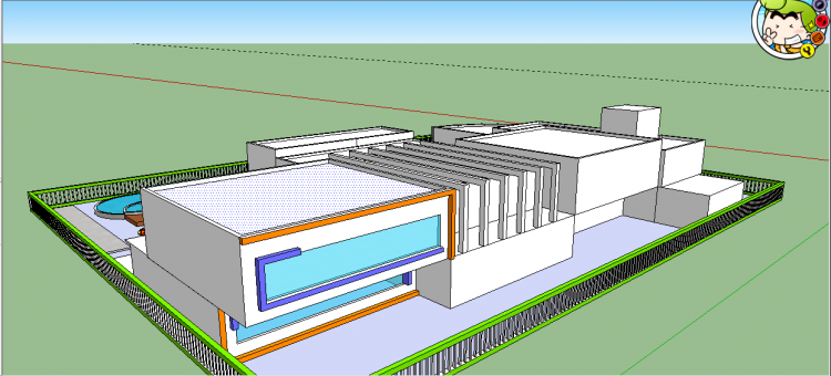 发一个正在做的幼儿园设计，这是一个改了又改的草模-4
