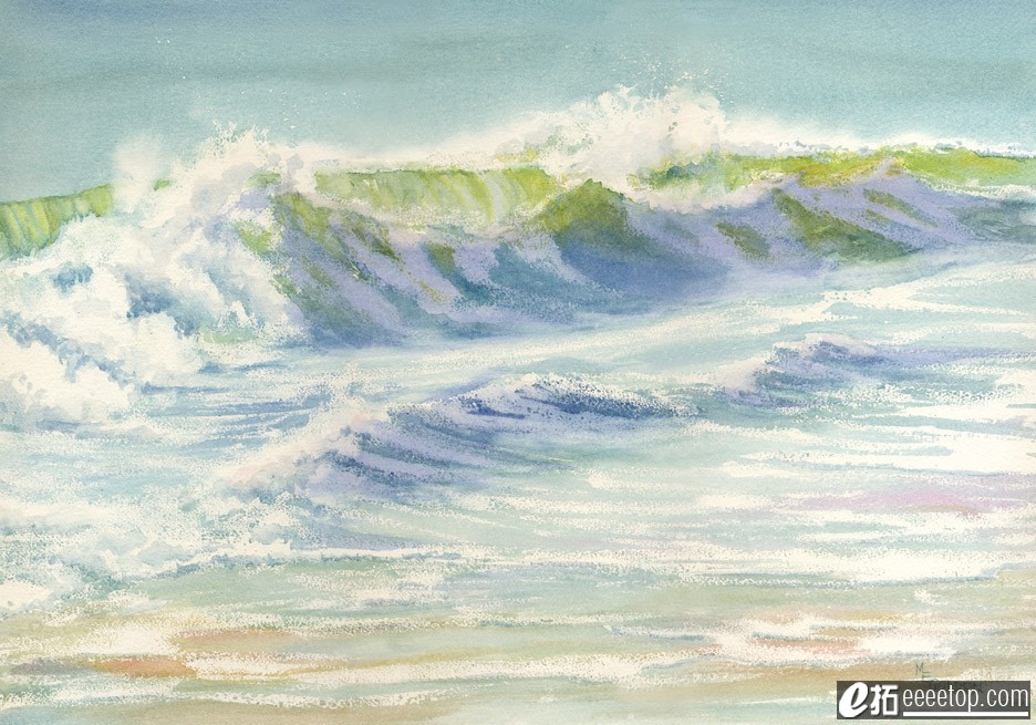 Splash Gicle print of breaking wave.jpg