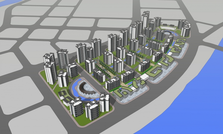城市设计之桂林市永福县滨江地产设计-6
