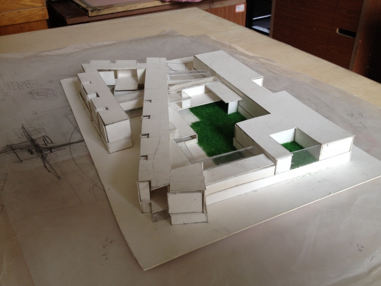 城市旅馆设计 构思模型-6