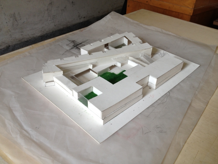 城市旅馆设计 构思模型-9