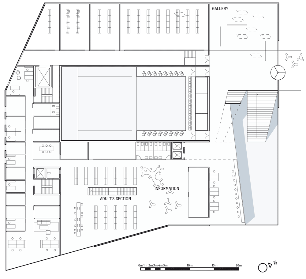 dezeen_Plassen-Cultural-Centre-by-3XN_First floor plan.gif