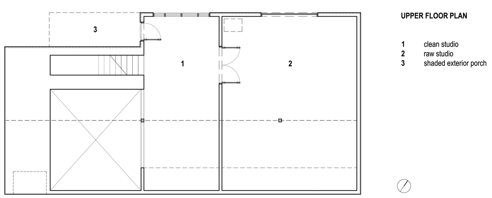 dezeen_Moore-Studio-by-Omar-Gandhi_First floor plan.gif