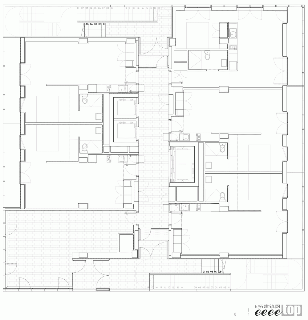 dezeen_Torre-Julia-by-Pau-Vidal-Sergi-Pons-and-Ricard-Galiana_Second floor plan.gif