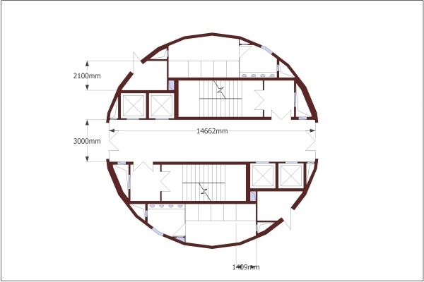 大三高层办公建筑设计-15