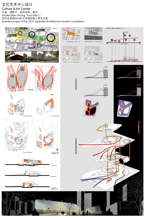 东南大学建筑设计优秀作业-2