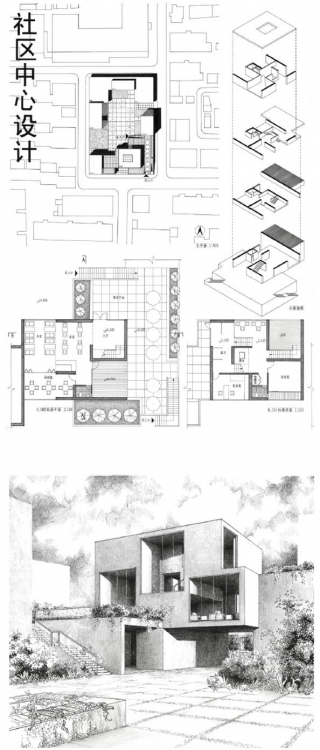 东南大学建筑设计优秀作业-10