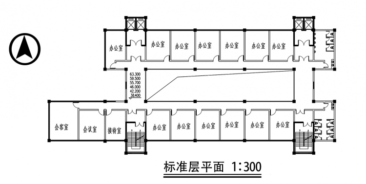 大四的高层办公设计，请大家批评指正-4