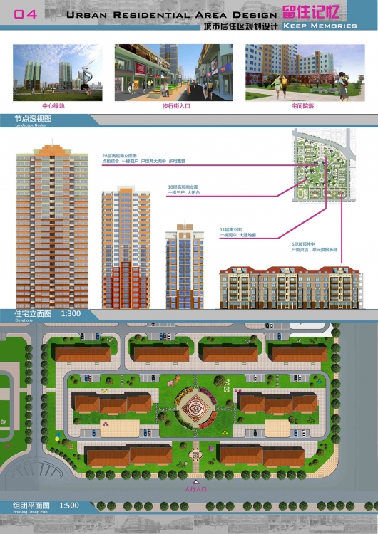 居住小区规划设计----留住记忆-4
