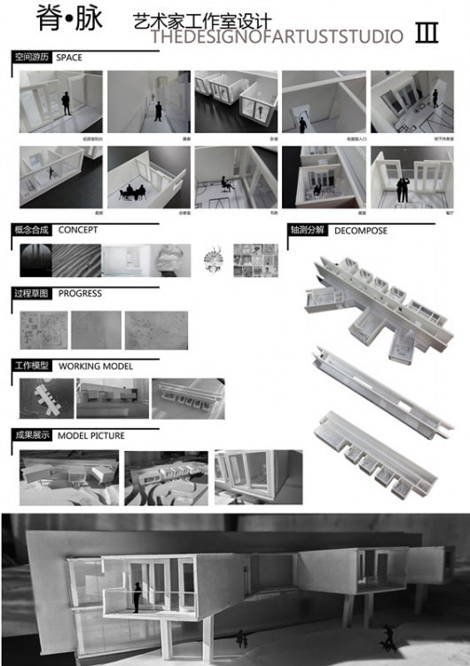 大二下艺术家工作室。。模型图求拍砖-1