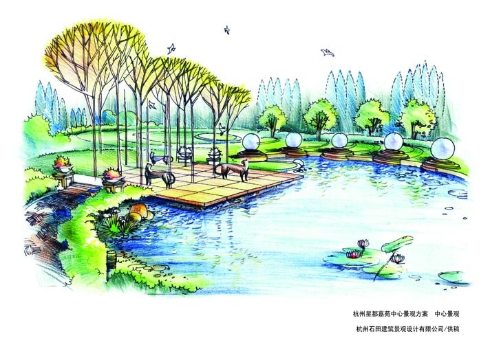杭州石田建筑景观设计方案-8