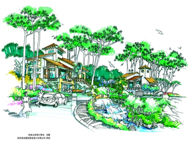 杭州石田建筑景观设计方案-15