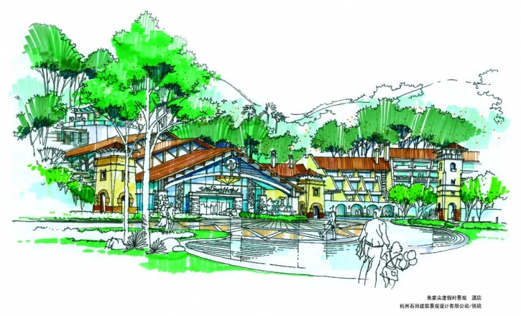 杭州石田建筑景观设计方案-13