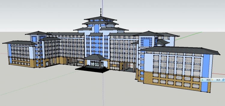 大学综合楼模型-4