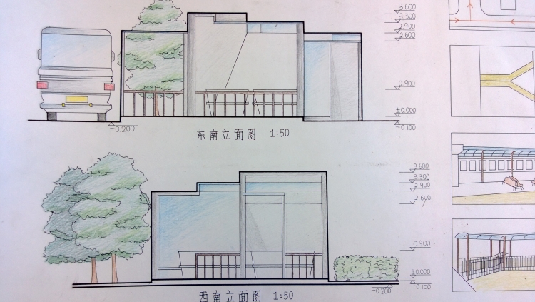 大一下校车站设计-10
