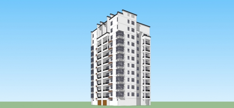 新中式住宅建模-1