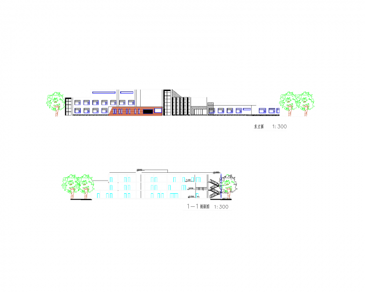 大三山学期青年旅馆CAD作业-2