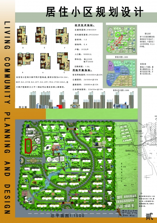 居住区规划 本人拙作，请指教-1