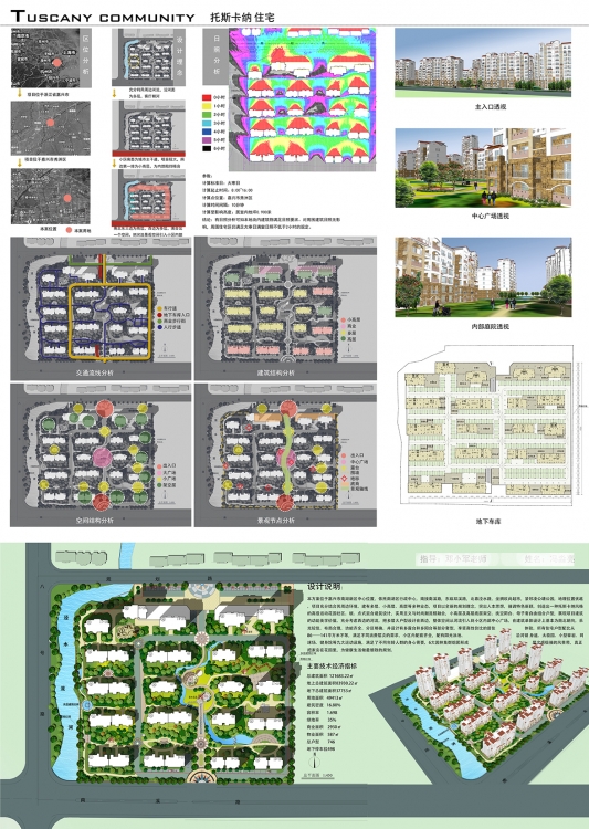 小区规划设计两张A1图-1