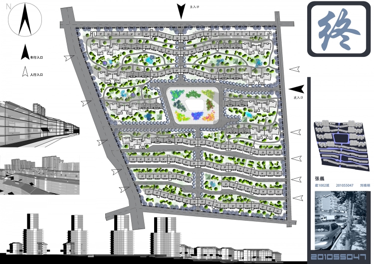 大四上的两个设计——高层/住区-5