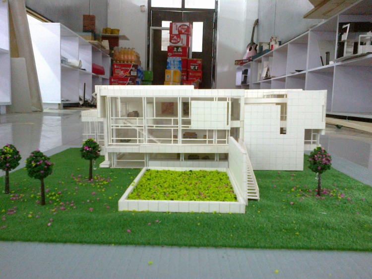 拉乔夫斯基住宅手工模型-8