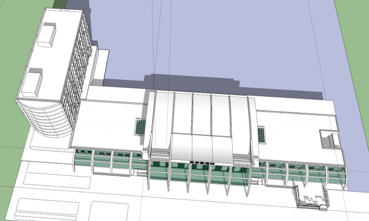做着客运站设计，屋顶不知道该怎么做好看了-3