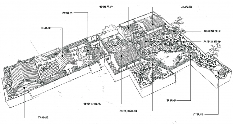 大四古典园林设计部分图纸-3