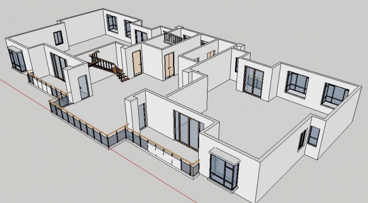 我的住宅设计模型建立-3