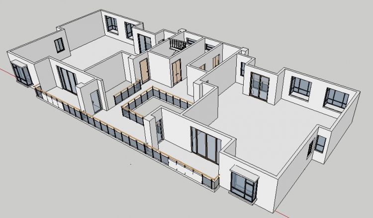 我的住宅设计模型建立-4