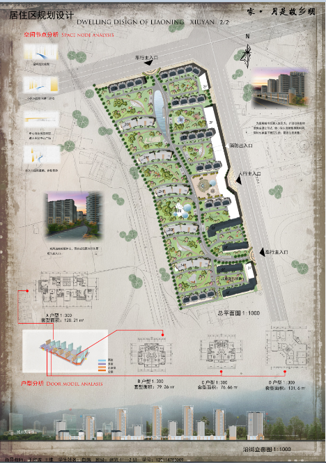 大四上学期居住小区规划设计-3