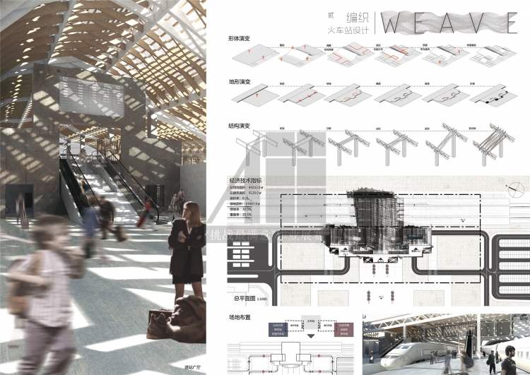 大四上+火车站设计+王浩丞+重庆交通大学-2