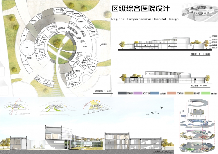 大四上+医院设计+李歌+沈阳建筑大学-2