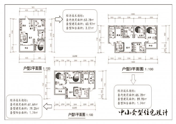 中小套型住宅建筑设计方案-3