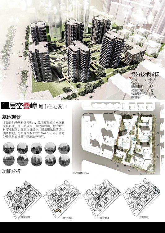 大三下-居住区设计-曹源锎-郑州大学-1