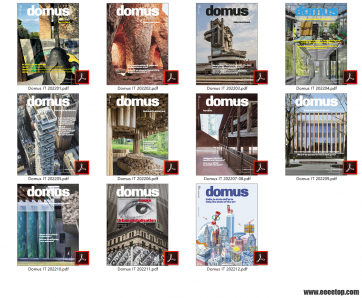 [意大利版]Domus 高端建筑室内杂志 2022年全11册
