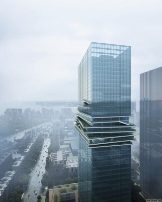 深圳湾超级总部06-01地块办公公寓项目 SU模型（含图）