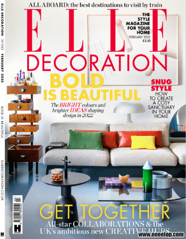 [英国版]Elle Decoration 时尚家居杂志 2022年02期