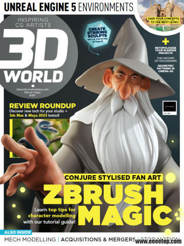 [英国版]3D World 世界CG艺术杂志 2022年issue287期