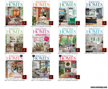 [英国版]25 Beautiful Homes 室内家居杂志 2022年共11册