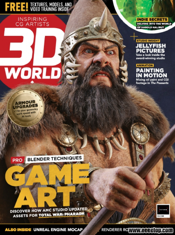 [英国版]3D World 世界CG艺术杂志 2024年309期