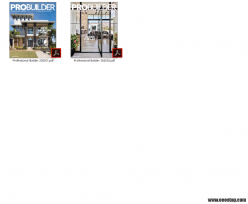 [美国版]Professional Builder 建筑专业杂志 2022年共2册